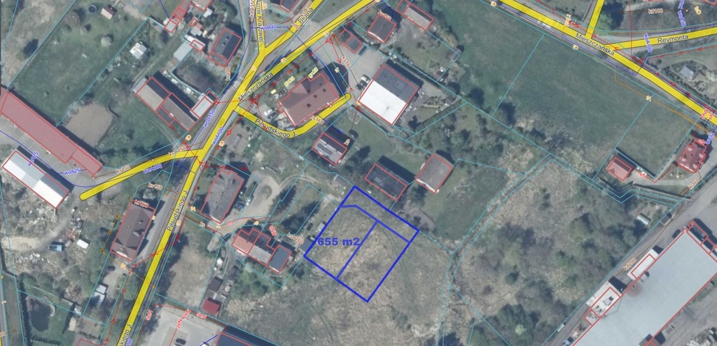 Działka w Dobrej 655 m2 Centrum Miasta (1)