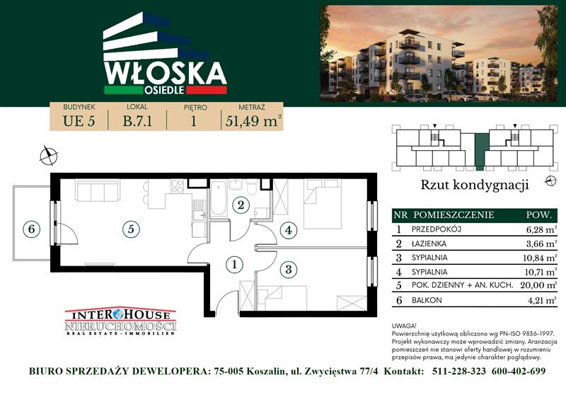 Mieszkanie - Koszalin Unii Europejskiej (3)