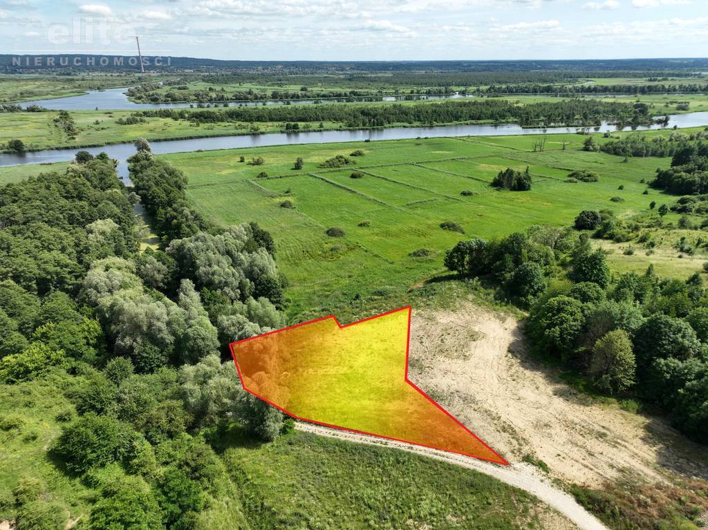 Kurów działka z widokiem na rzekę oraz z mediami (1)