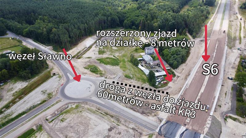 Działka usługowa na sprzedaż – przy S6, Sławno! (4)