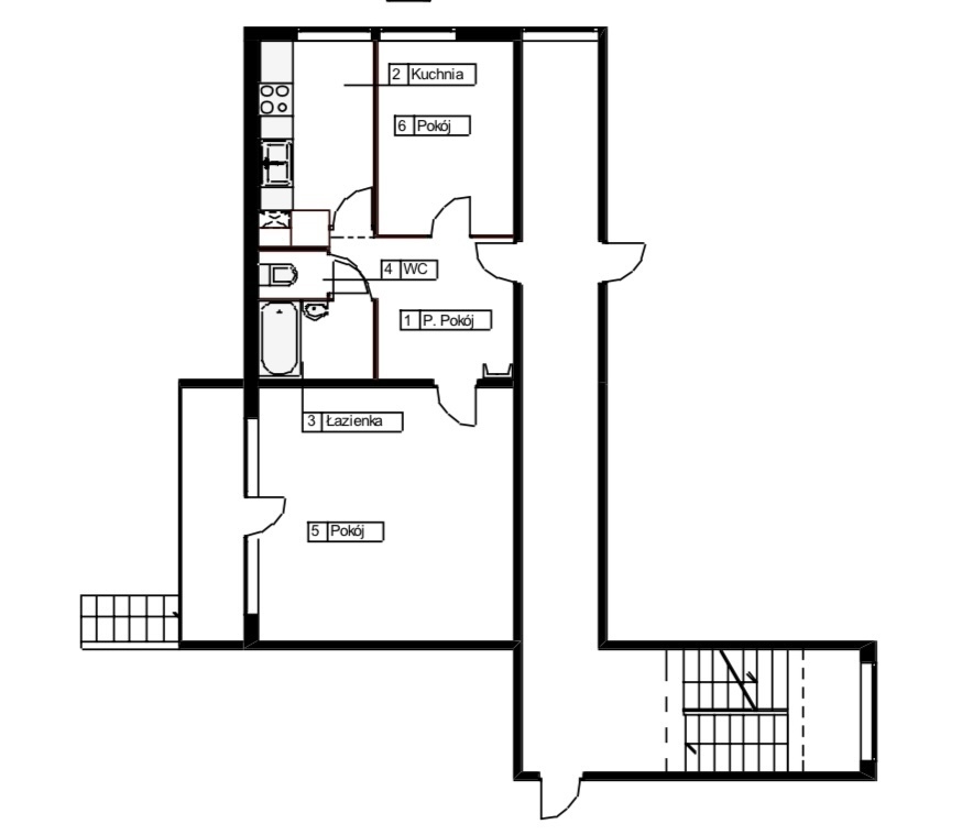 2 pokoje | 49,4 m2 | 1 piętro | Osiedle Bukowe (13)