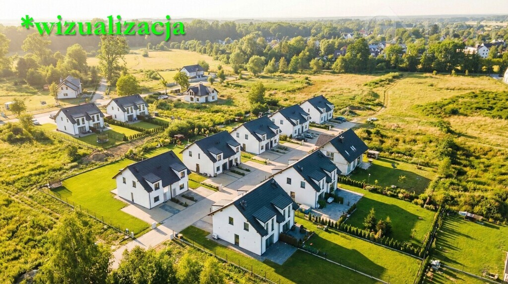 Dom bliźniak- Zieleniewo nad jeziorem Miedwie (1)