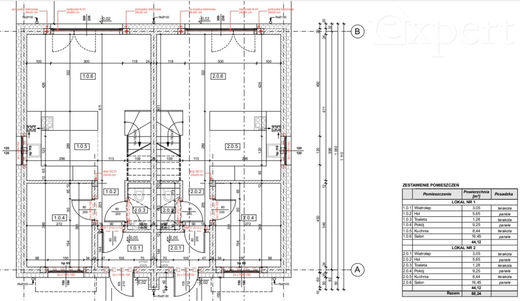 Dom bliźniak- Zieleniewo nad jeziorem Miedwie (12)