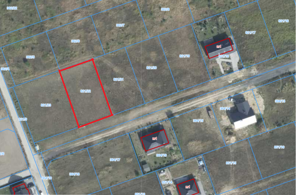 Działka budowlana ogrodzona i uzbrojona 1069 mkw (1)