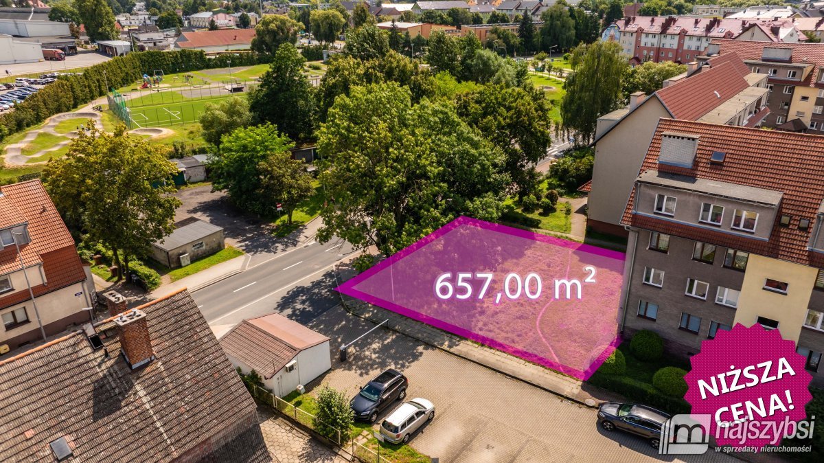 Goleniów - działka rolno-budowlana 657m² w centrum (1)