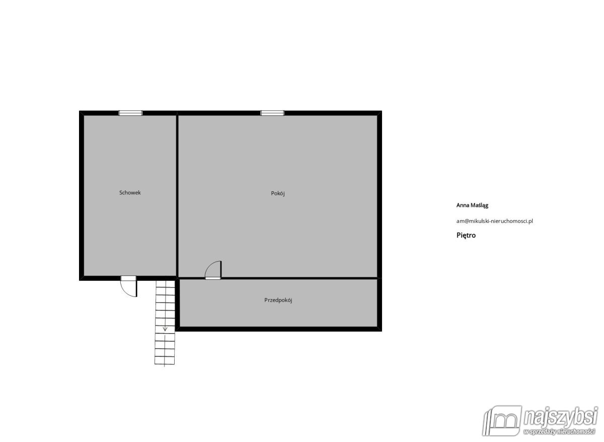 Maszewo - obrzeża, 2 pokojowe mieszkanie (11)