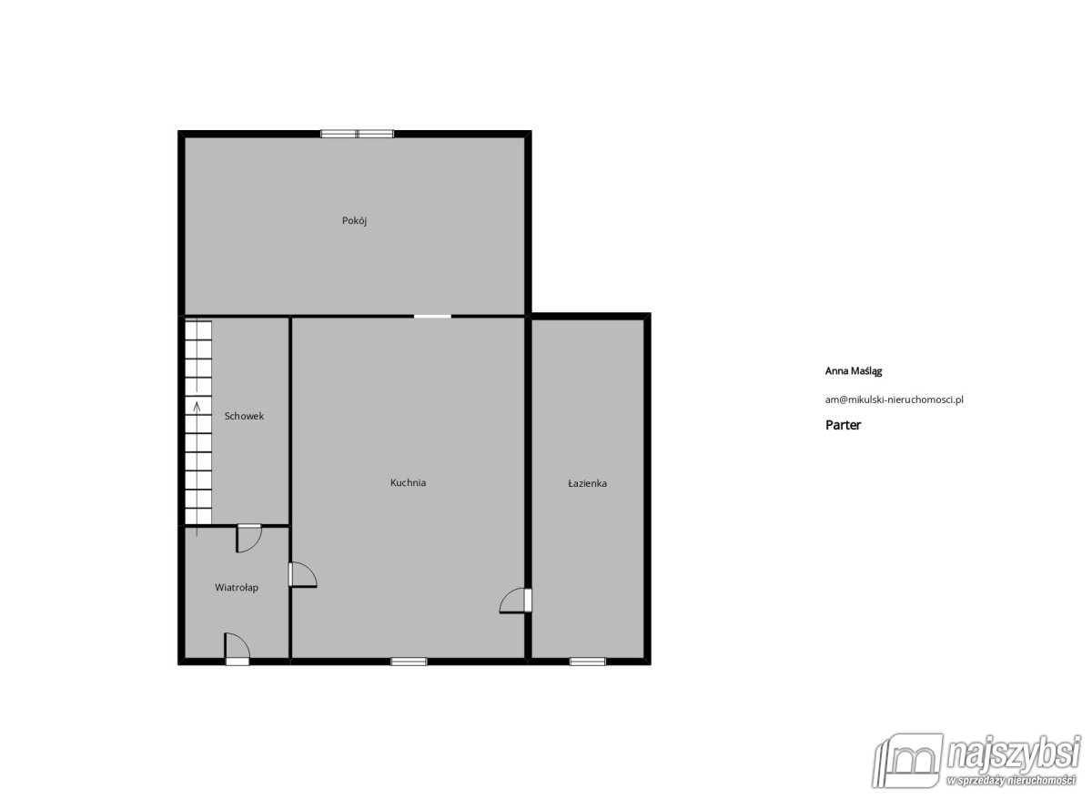 Maszewo - obrzeża, 2 pokojowe mieszkanie (12)