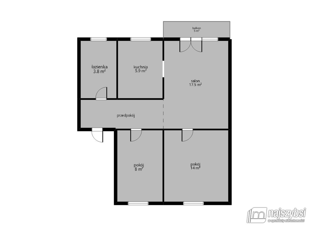 Szczecin-Pogodno 3 pokoje, balkon, top lokalizacja (28)