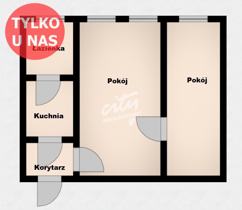 2 pok., osobne pokoi, Centrum (2)