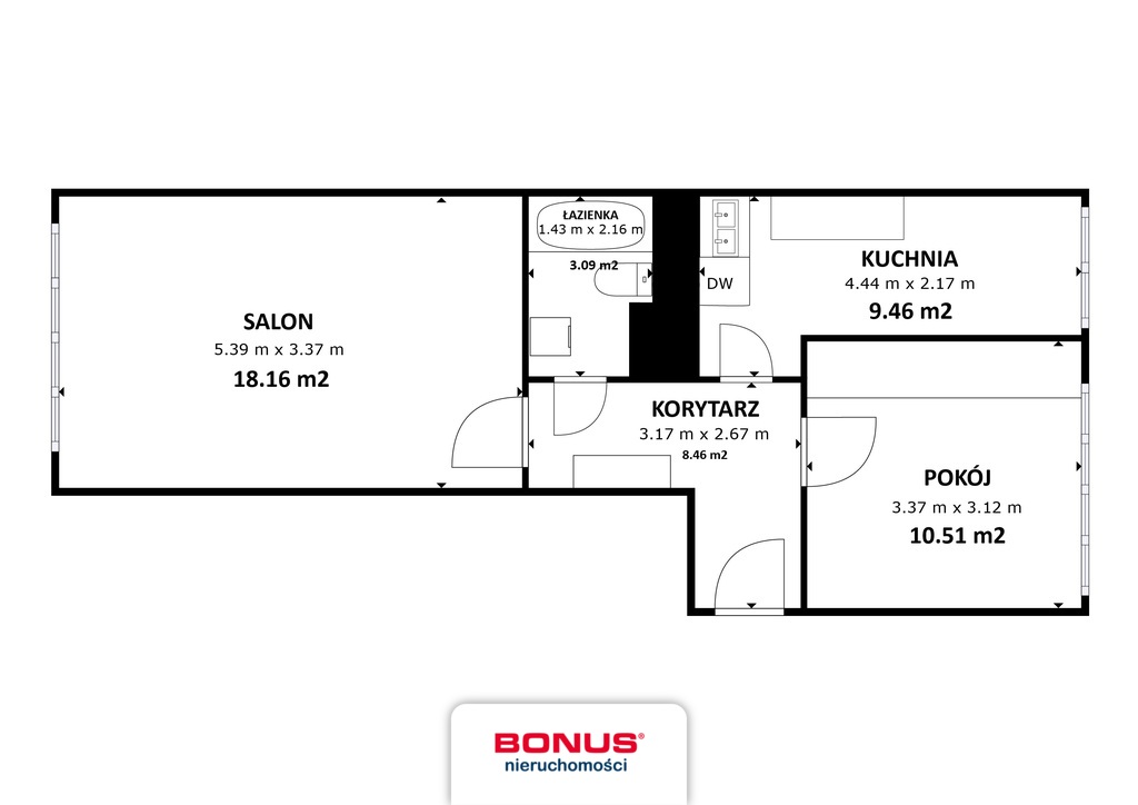 Tanie dwupokojowe na parterze, nieopodal centrum. (2)