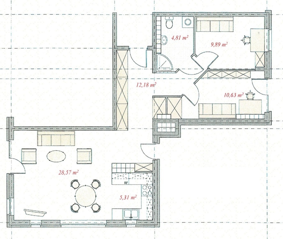 Przestrone 3pok z tarasem, 2x kom.lok. 2 m. garaż (16)