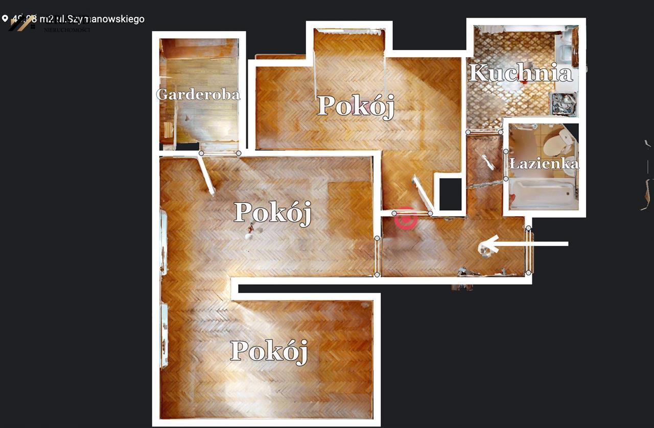 Mieszkanie 3 pok. do remontu, Szymanowskiego (2)