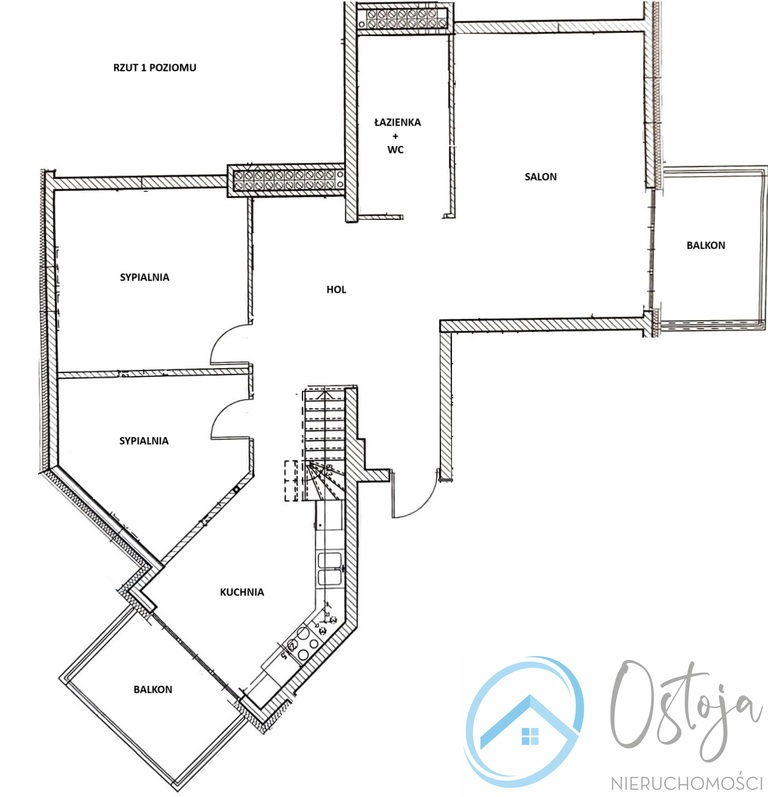 Super 4 Pokoje - 2 Balkony - Warzymice (14)