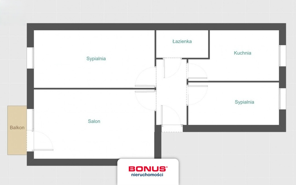 1. piętro, 3 niezależne pokoje, osobna kuchnia (22)