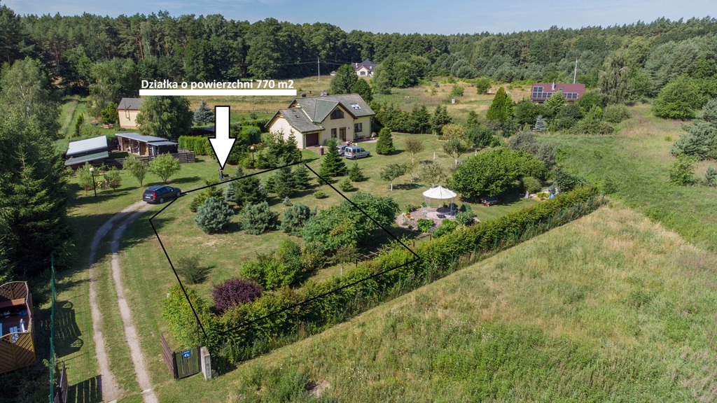 Pięknie położona działka w Brzózkach (1)