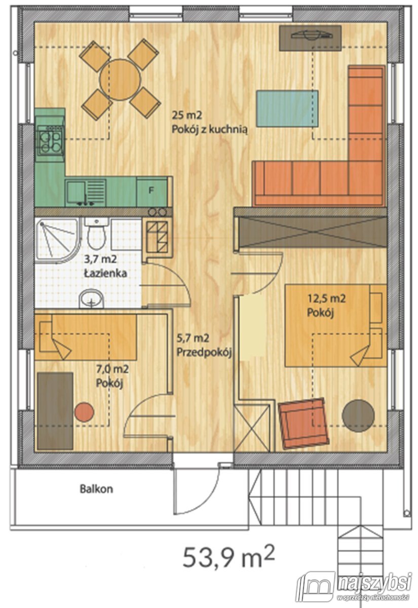Łukęcin - apartament 400m od morza (19)