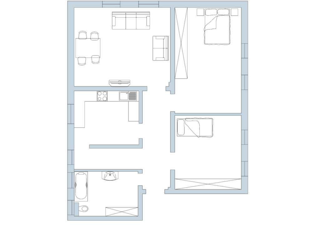 Mieszkanie trzypokojowe 96,14 mkw z ogrodem. (14)
