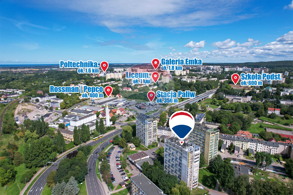 2 pokoje z widokiem: Niepodległości w Koszalinie! (16)