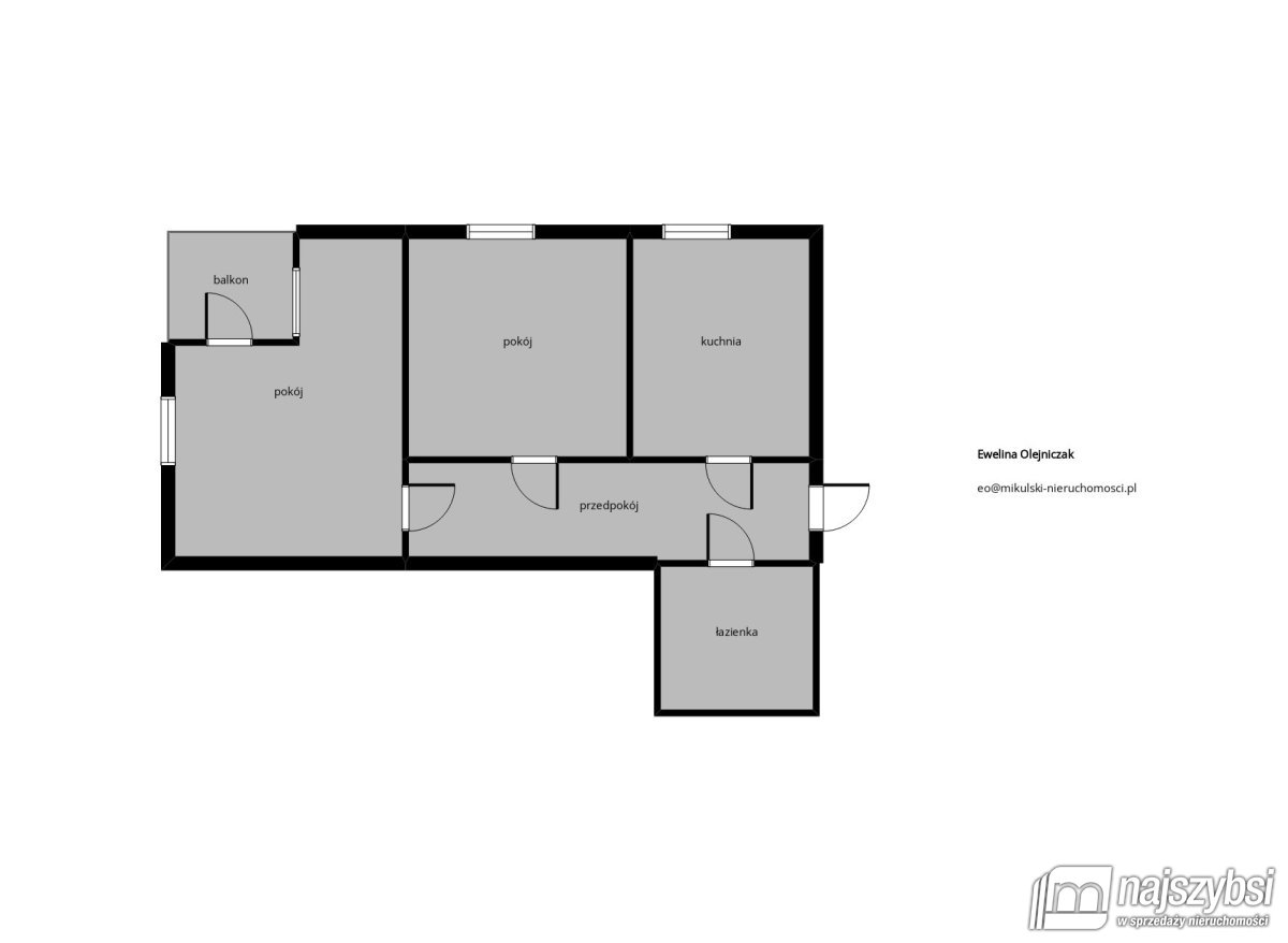 Goleniów- 2 pokoje, ul. Szczecińska REZERWACJA (20)