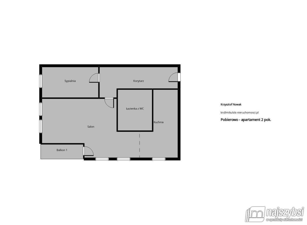 Pobierowo - apartament przy Grunwaldzkiej w centru (15)