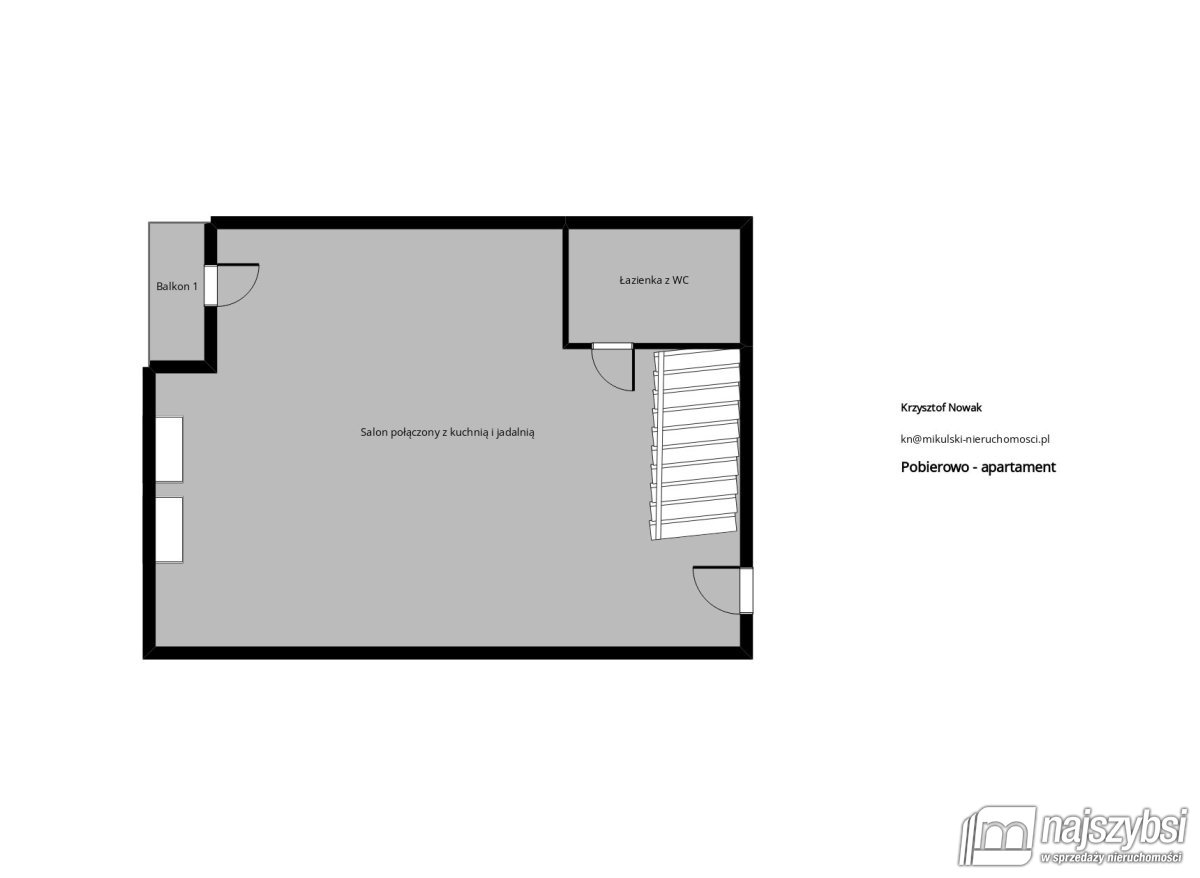 Pobierowo - dwupoziomowy apartament w centrum! (16)