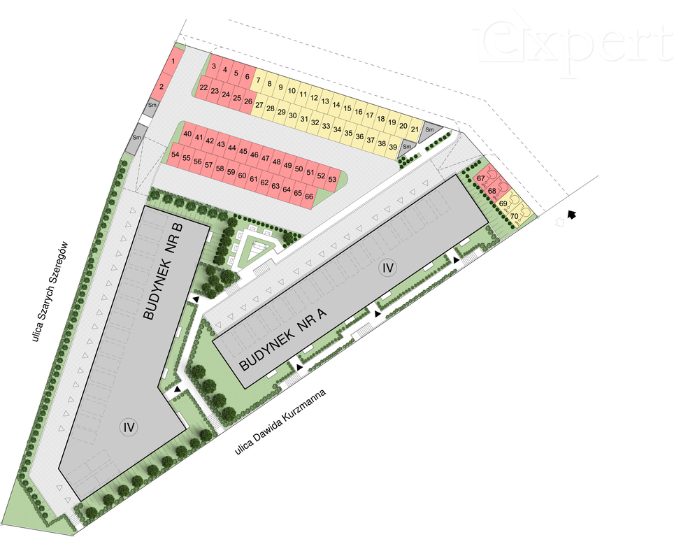 2 pokoje 37,16 m2, parter z tarasem -Griffin House (9)