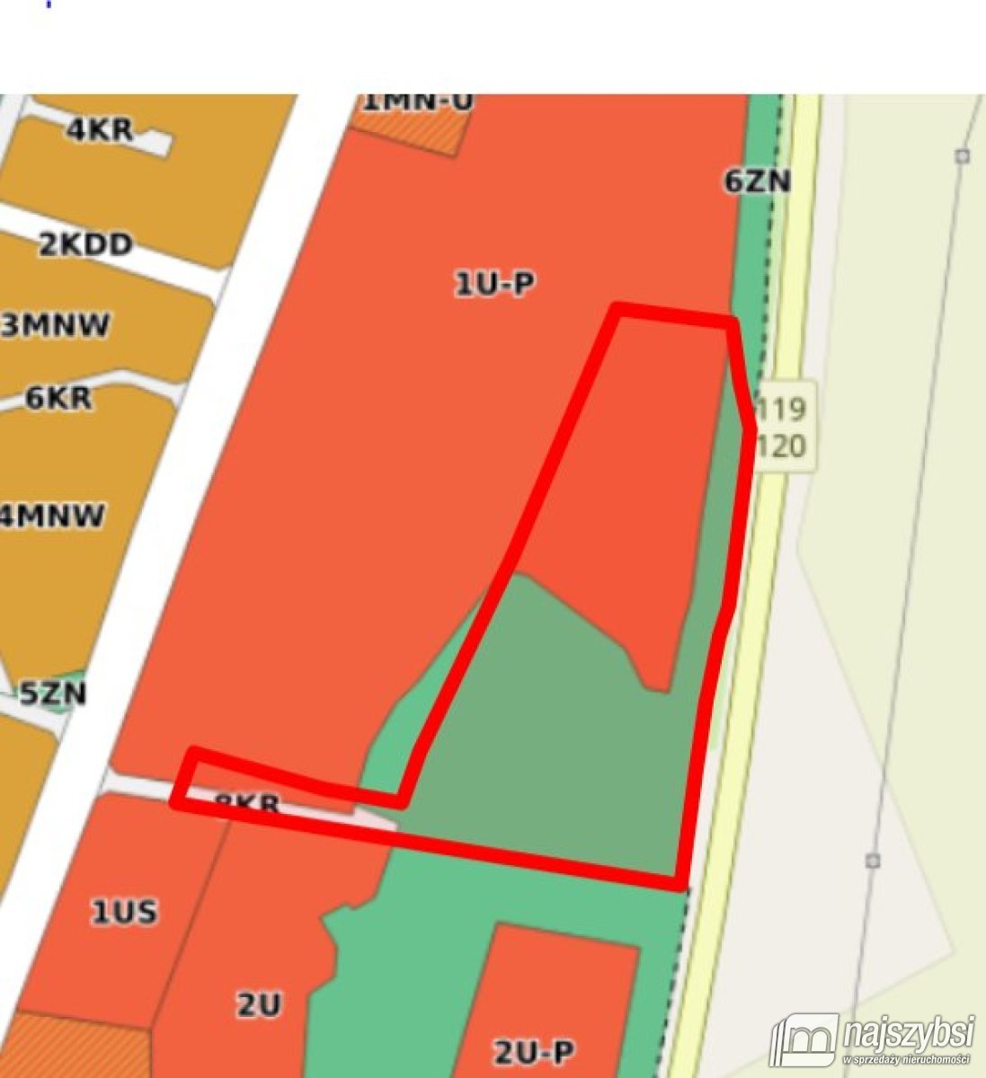 Stare Czarnowo – Działka usługowo-produkcyjna MPZP (11)