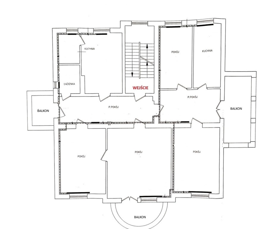 Na sprzedaż PIĘTRO przedwojennej WILLI w centrum (24)