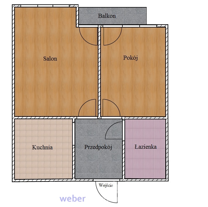 Słoneczne mieszkanie z balkonem - ul. Potulicka (14)