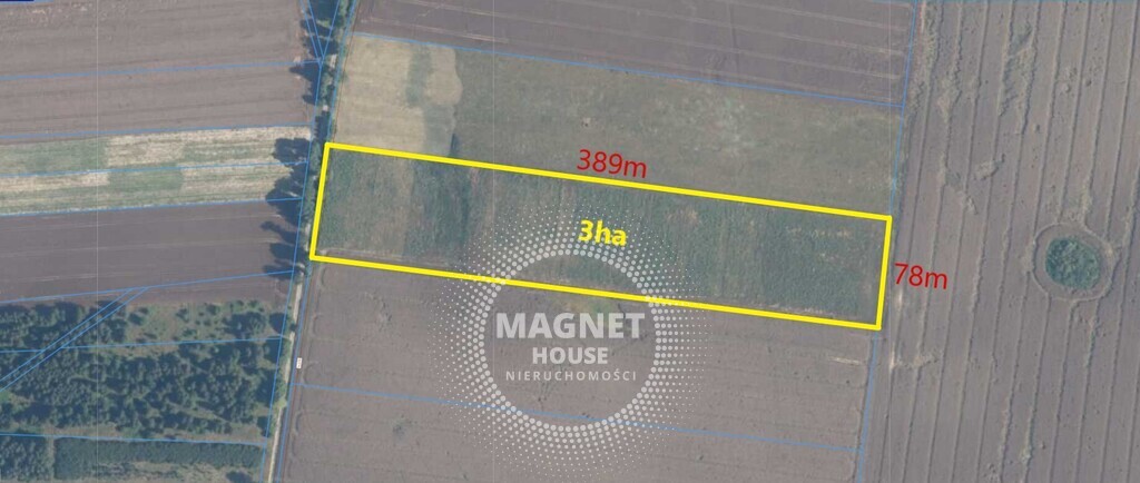 Działka rolna IVa 3ha droga brukowa 300m Rutwica (2)