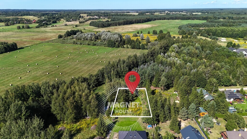 Działka bud. pod lasem | media | Łęgi gm. Dobra (2)