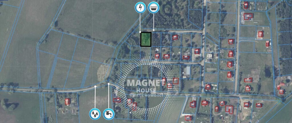 Działka bud. pod lasem | media | Łęgi gm. Dobra (3)