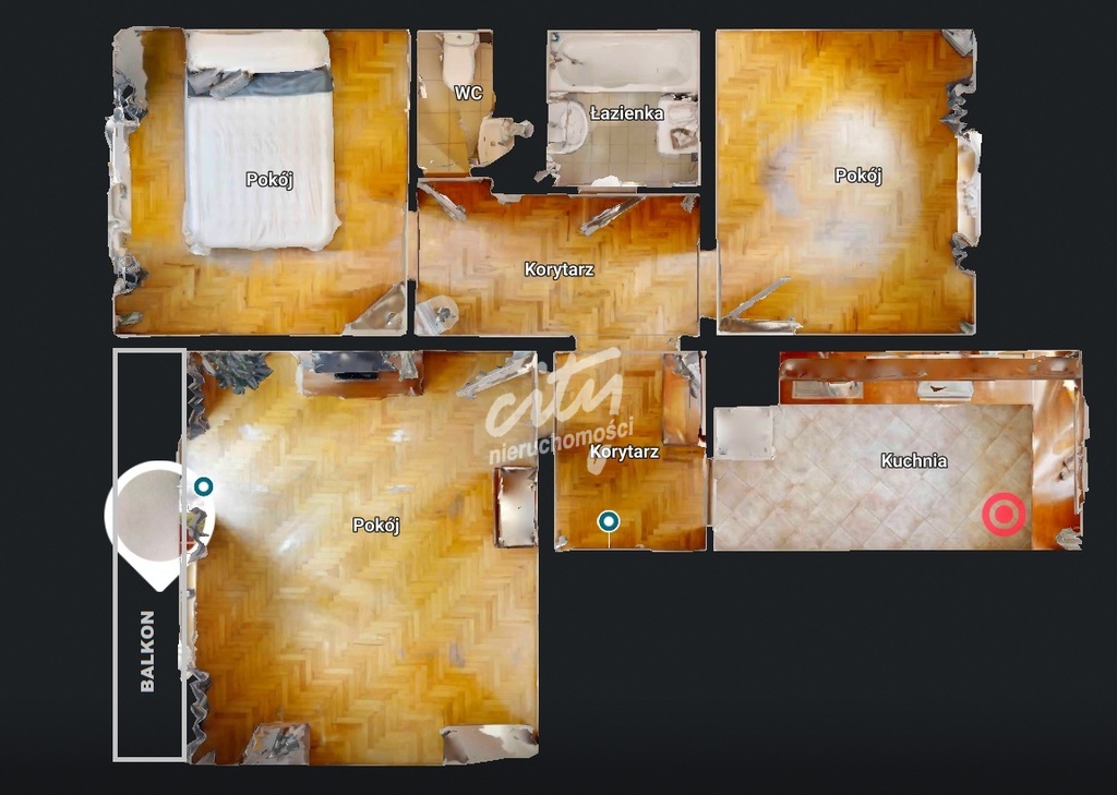 Pogodno! 3 pokoje z balkonem. Piwnica (3)