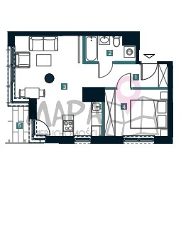 2027r. Świnoujście- apartamentowiec, 2 pok. 40m2 (1)