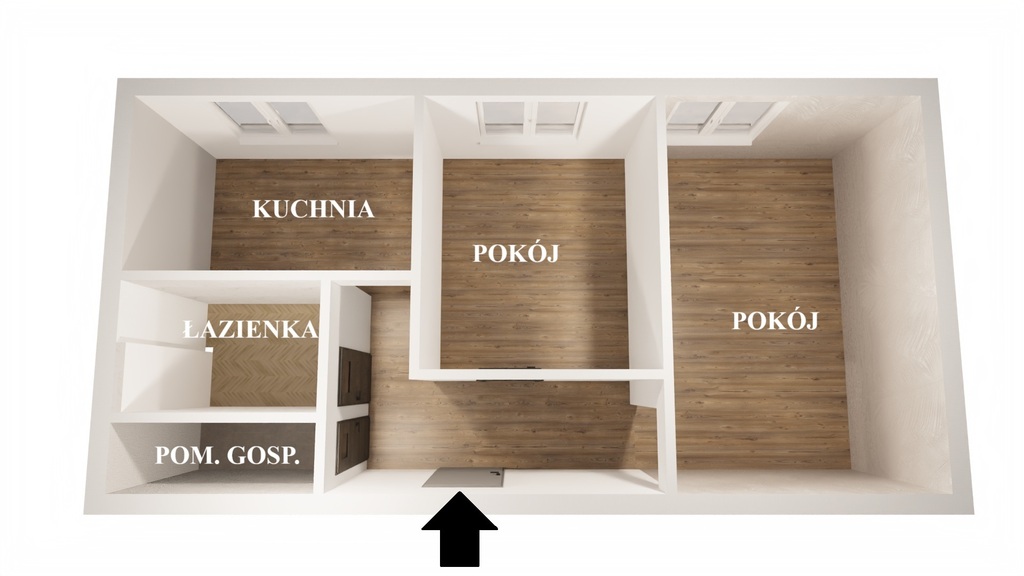 >> 2 pokoje +ogród +garaż << Barzkowice (4)