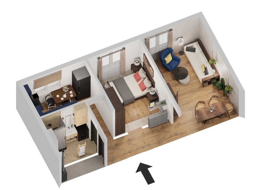 >> 2 pokoje +ogród +garaż << Barzkowice (5)