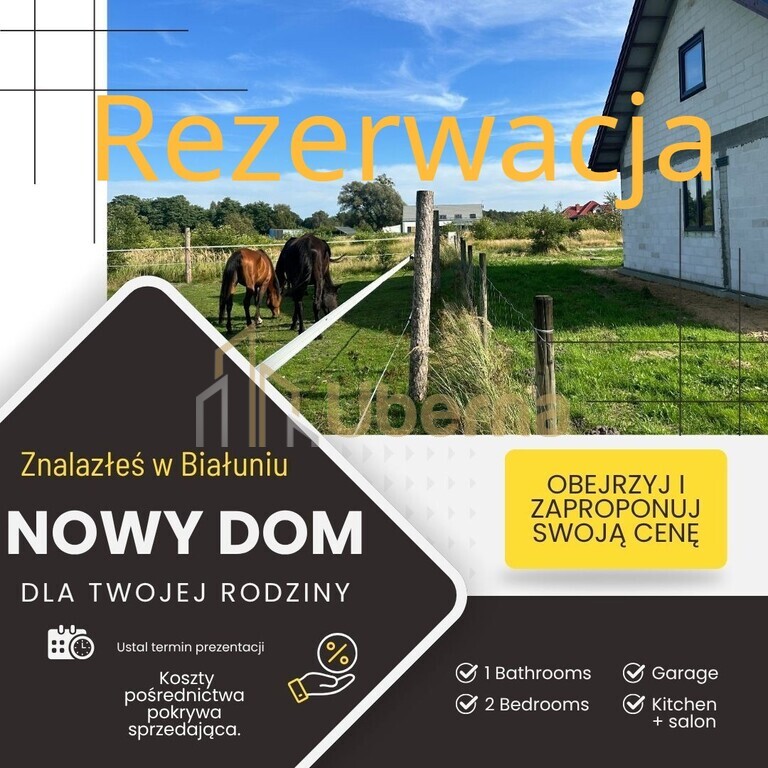 Mały dom w Białuniu na dużej działce (1)