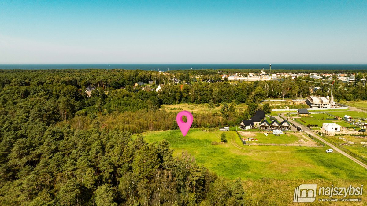 Dziwnów - działka 2562m2  z MPZP pod lasem (2)