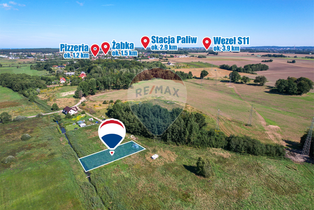 Działka budowlana 1140 m2 w Nowych Bielicach! (2)