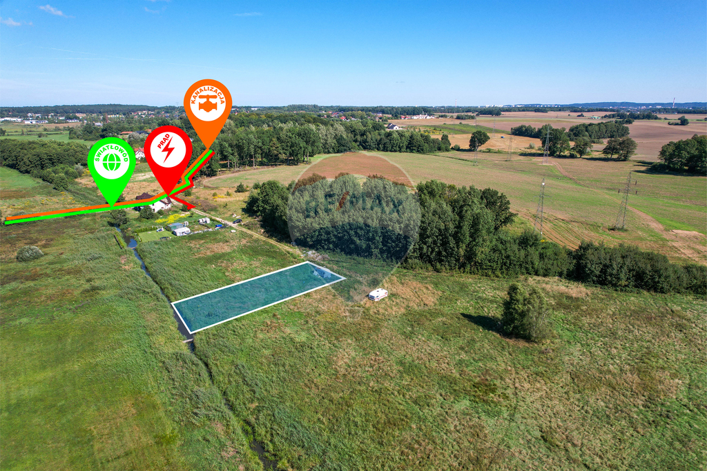 Działka budowlana 1140 m2 w Nowych Bielicach! (6)