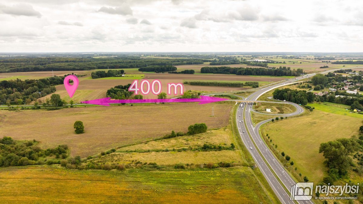 Nowogard - działka inwestycyjna 400 m od węzła S6 (2)
