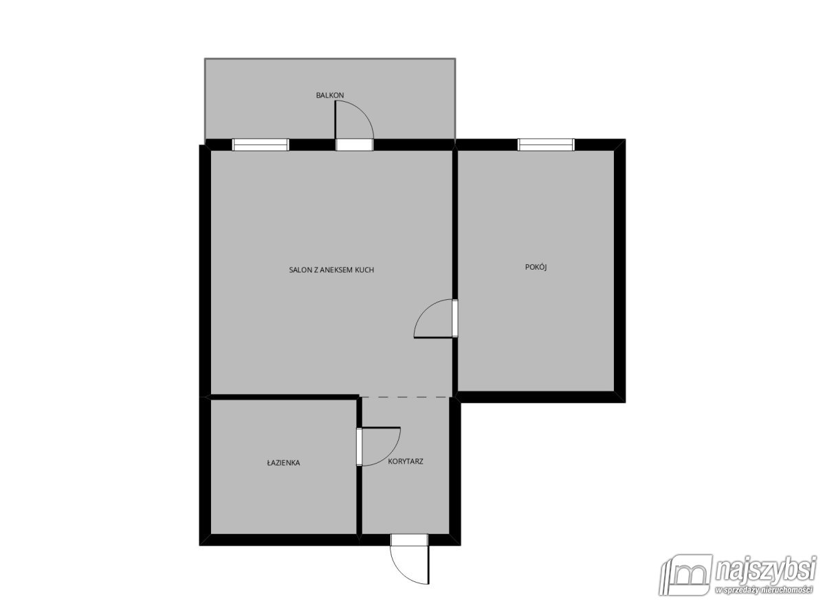 Stargard - 2 pokojowe mieszkanie na wynajem (11)