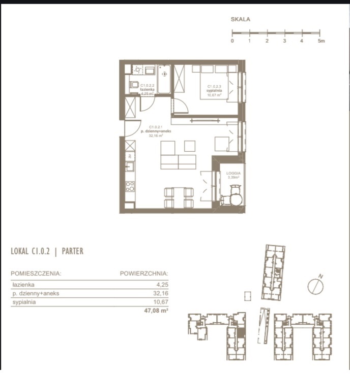 Mieszanie deweloperskie z Ogródkiem 2pok Policach (6)