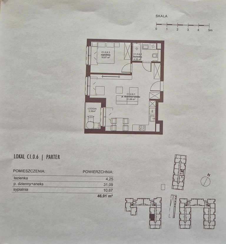 Mieszanie deweloperskie PARTER 2pok Policach (6)