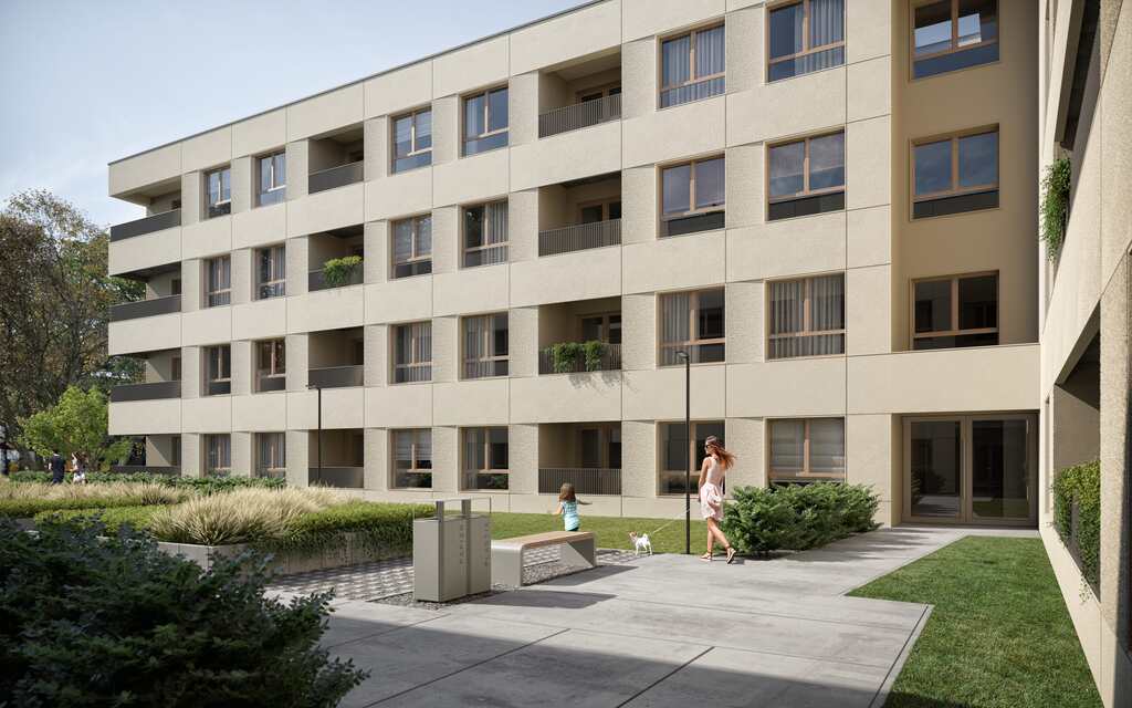 Mieszkanie deweloperskie Ogród 3pok.parter Police! (2)