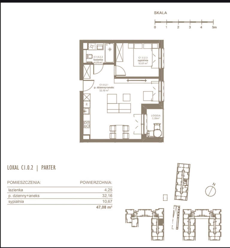 Mieszanie deweloperskie 4pok z loggie w Policach ! (7)