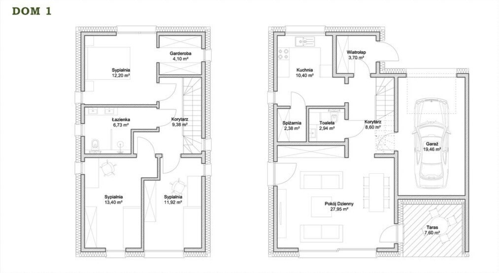 Bliźniaczy, 130 m2, Szczecin Płonia (6)