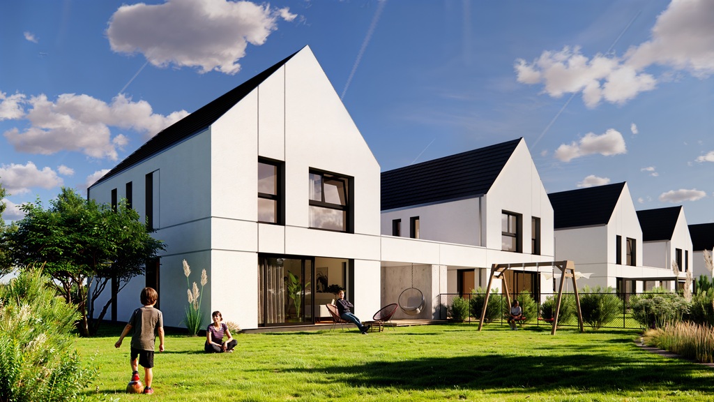 Bliźniaczy, 130 m2, Szczecin Płonia (1)