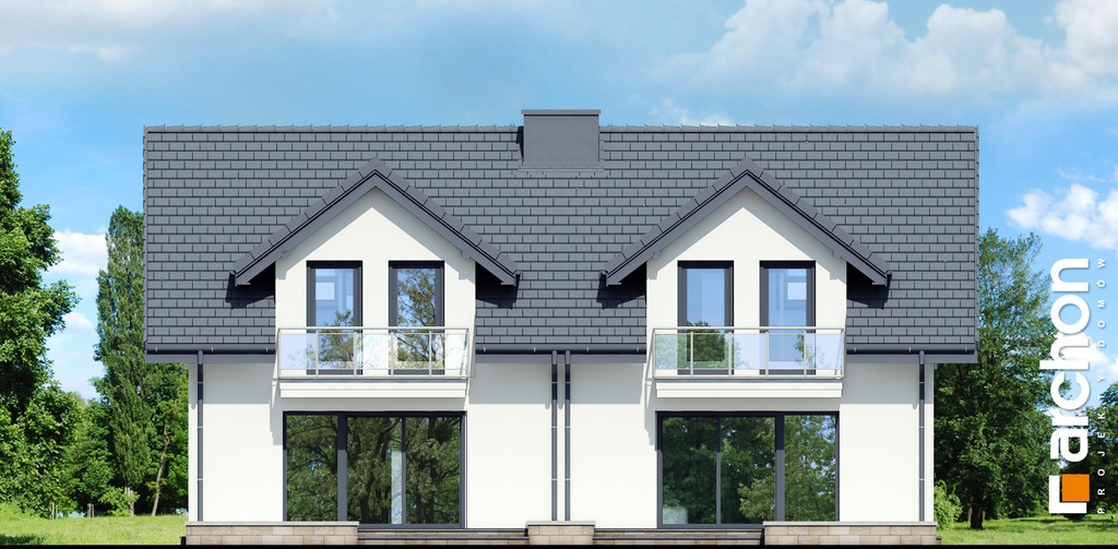 Nowa Cena - Nowoczesny bliźniak w Tatyni pod lasem (2)