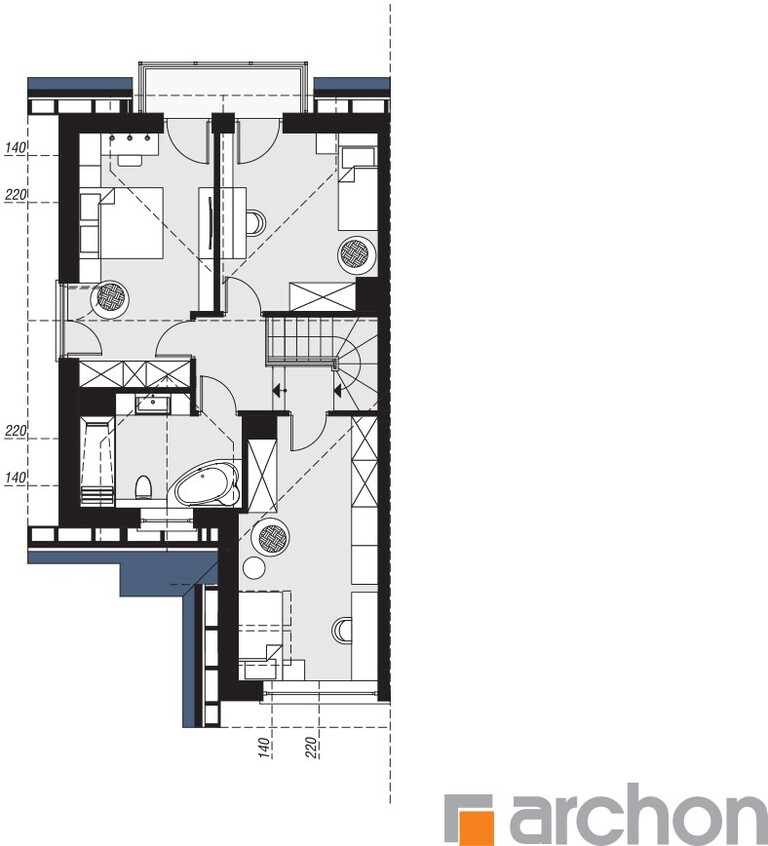 Nowa Cena - Nowoczesny bliźniak w Tatyni pod lasem (7)